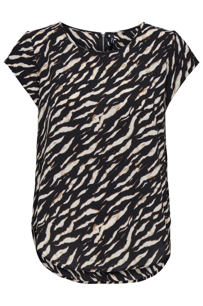 ONLVIC S/S AOP TOP NOOS WVN 15161116 BRUSH/DERIFTING